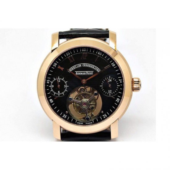 Audemars Piguet Jules Audemars Tourbillon Rose Gold Black Dial S