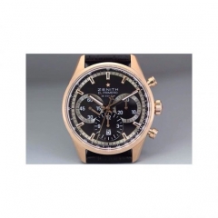 Zenith El Primero Chronograph RG/LE Black Dial Swiss 7750