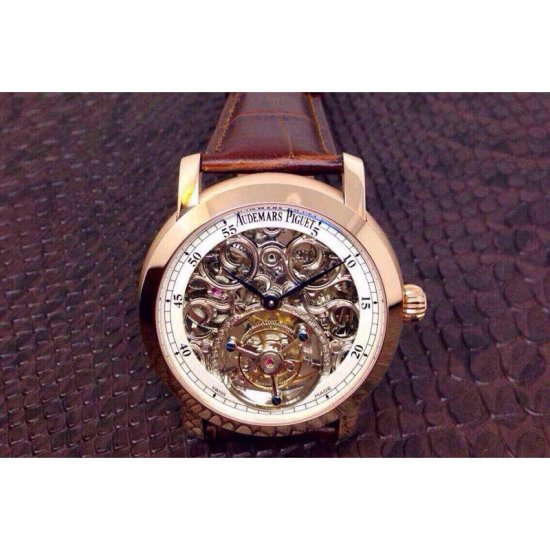 Audemars Piguet Jules Audemars Tourbillon Rose Gold Skeleton &am