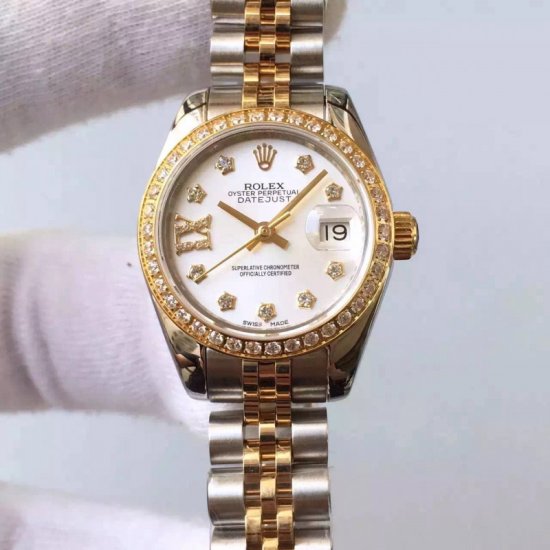 Rolex Lady Datejust 28 279383RBR 28MM Stainless Steel & Yell