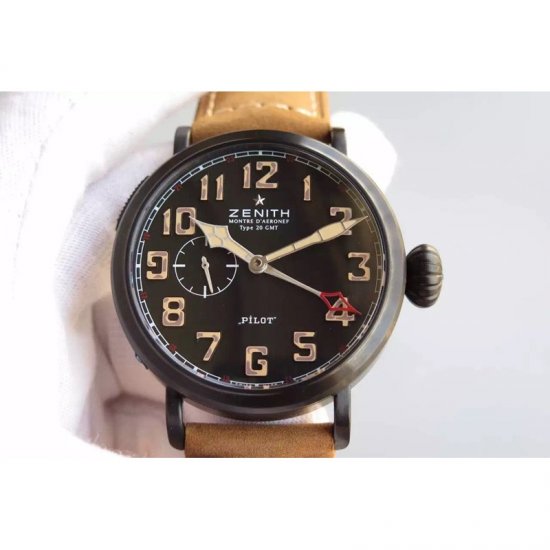 Zenith Pilot Type 20 GMT 1903 Brown Dial