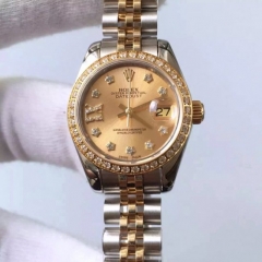 Rolex Lady Datejust 28 279383RBR 28MM Stainless Steel & Yell