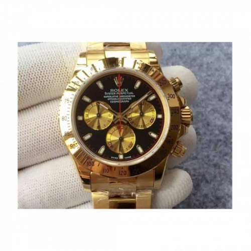 Rolex Daytona Cosmograph 116508 JH Yellow Gold Black & Gold