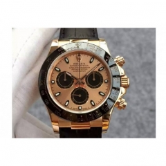 Rolex Daytona Cosmograph 116515 JH Rose Gold Gold & Black Di