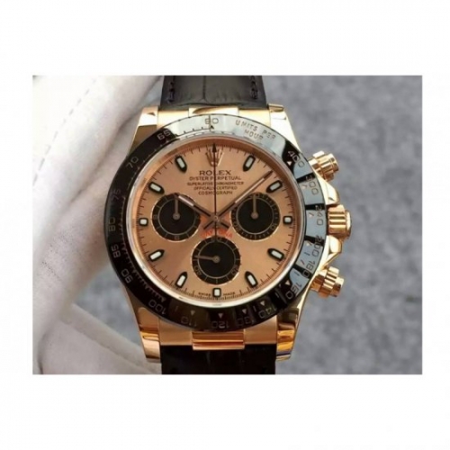 Rolex Daytona Cosmograph 116515 JH Rose Gold Gold & Black Di