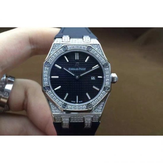 Audemars Piguet Royal Oak 67651 Ladies Stainless Steel & Dia