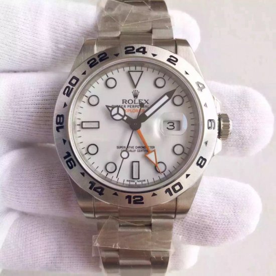 Rolex Explorer 216570 V6S Stainless Steel White Dial Swiss 3187