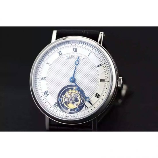 Breguet Grand Complication Tourbillon Stainless Steel White Dial