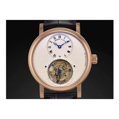 24K Gold Wrapped Breguet Classique Tourbillon 5357 Rose Gold Swi