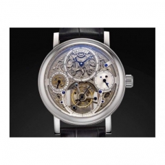 Breguet Jubilee Calender Tourbillon Stainless Steel Skeleton Swi