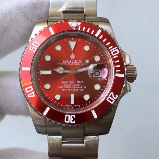 Rolex Submariner Date 116610LN BP Stainless Steel Red Dial Swiss