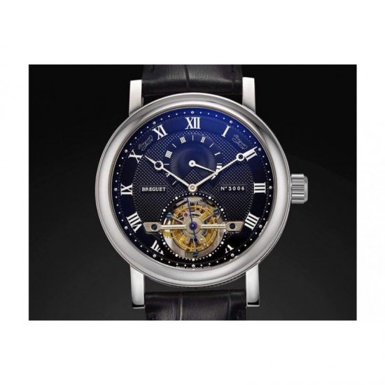 Breguet Jubilee Tourbillon 5 Days Reserve Stainless Steel Black