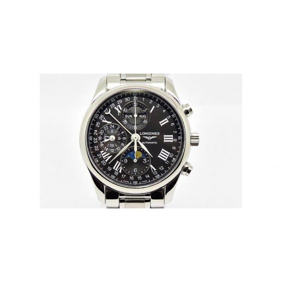 Longines Conquest Classic Chronograph Moonphase Stainless Steel