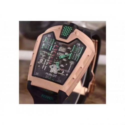 Hublot LaFerrari MP-05 Rose Gold Green & Skeleton Dial Swiss