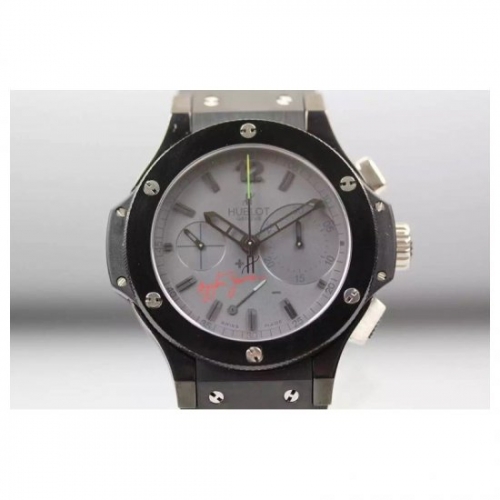 Hublot Big Bang Ayrton Senna Ceramic Gray Dial Swiss 7750