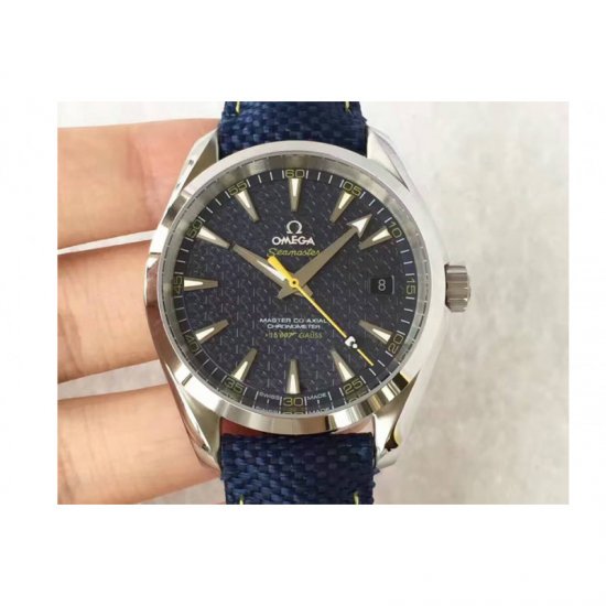 Omega Aqua Terra James Bond Stainless Steel Blue Dial Swiss 8507