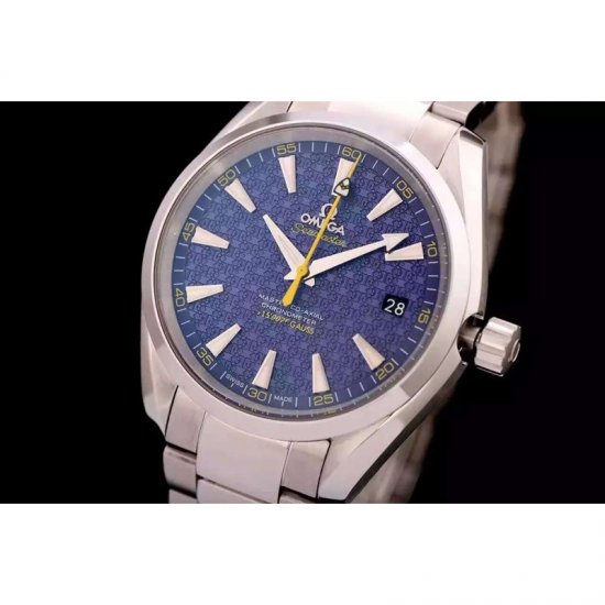 Omega Aqua Terra "James Bond" 41MM Stainless Steel Blu