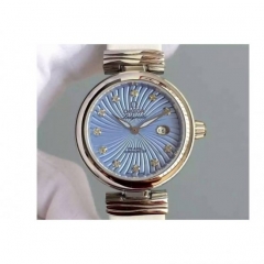 Omega De Ville Ladymatic Stainless Steel Blue Dial Swiss 8520