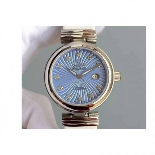 Omega De Ville Ladymatic Stainless Steel Blue Dial Swiss 8520