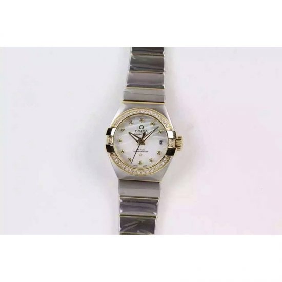 Omega Constellation Double Eagle Lady 27MM Stainless Steel &