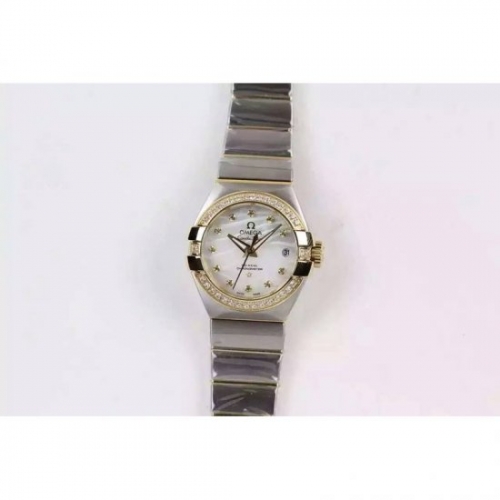 Omega Constellation Double Eagle Lady 27MM Stainless Steel &