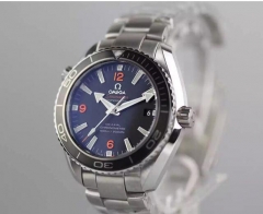 Omega Seamaster Planet Ocean 45MM Stainless Steel Black Dial Swi