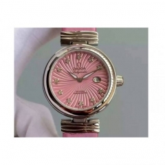 Omega De Ville Ladymatic Stainless Steel Pink Dial Swiss 8520