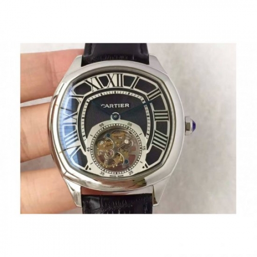 Drive De Cartier Tourbillon W4100013 JF Stainless Steel White Di