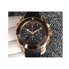 Omega Seamaster Planet Ocean Chronograph Olympics Rose Gold Blac