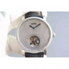 Cartier Rotonde Tourbillon Rose Gold & Diamonds Diamonds Dia