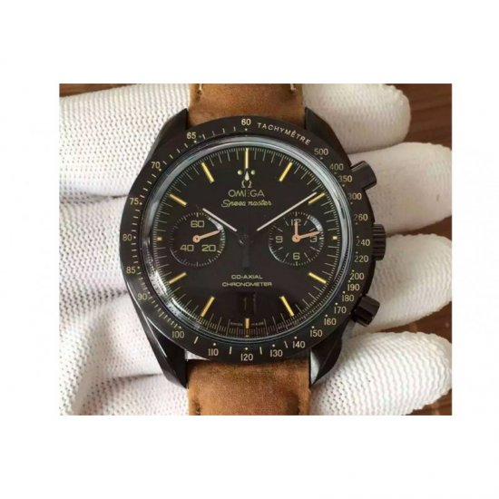 Omega Speedmaster Moonwatch PVD Black Dial Swiss 9300