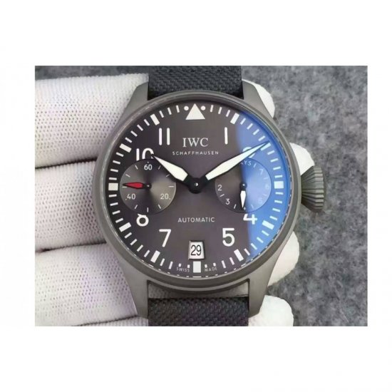 IWC Big Pilot Patrouille Suisse IW500910 Stainless Steel Blasted