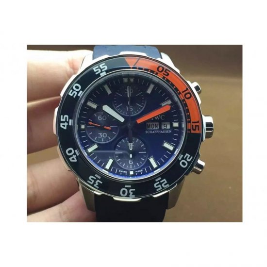 IWC Aquatimer IW3767-04 Chronograph Stainless Steel Blue Dial Sw