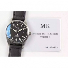 IWC Pilot Mark XVIII IW327001 Stainless Steel Black Dial Swiss 2