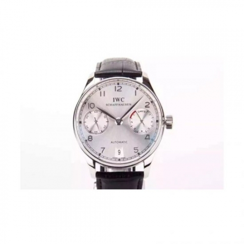 IWC Portuguese IW5007 Power Reserve Stainless Steel White Dial S