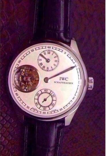 IWC Portuguese Regulateur Tourbillon IW5446 Stainless Steel Whit