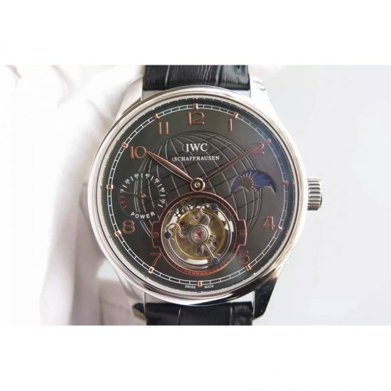 IWC Portuguese Tourbillon Moonphase Power Reserve Stainless Stee