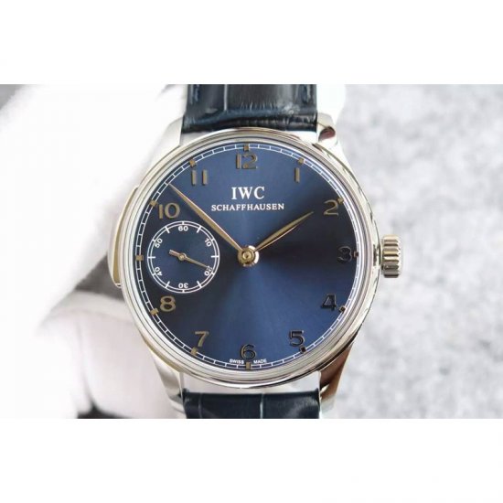 IWC Portuguese Minute Repeater IW5242 Stainless Steel Blue Dial