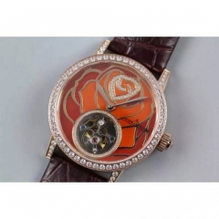 Jaeger-LeCoultre Rendez Vous Tourbillon Ladies Rose Gold & D