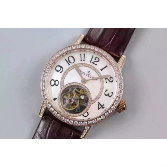 Jaeger-LeCoultre Rendez Vous Tourbillon Ladies Rose Gold & D