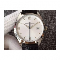 Jaeger-LeCoultre Master Ultra Thin Date Stainless Steel White Di