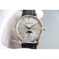 Jaeger-LeCoultre Master Ultra Thin Moon Stainless Steel Silver D