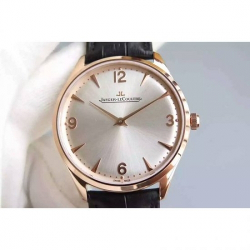 Jaeger-LeCoultre Master Ultra Thin Rose Gold White Dial Swiss JL