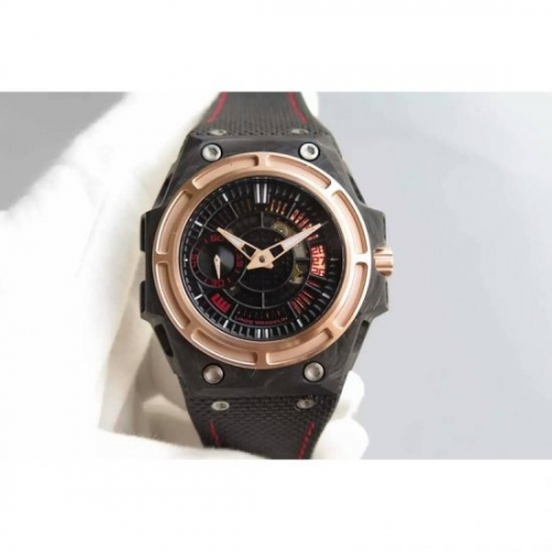 Linde Werdelin Spidolite Tech Gold Forged Carbon Black & Red