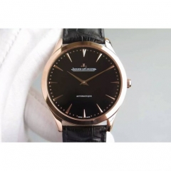 Jaeger-LeCoultre Master Ultra Thin Rose Gold Black Dial Swiss JL