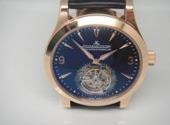 Jaeger-LeCoultre Master Ultra Thin Tourbillon Rose Gold Black Di