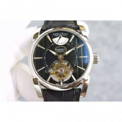 Parmigiani Fleurier Tonda Tourbillon Stainless Steel Black Dial