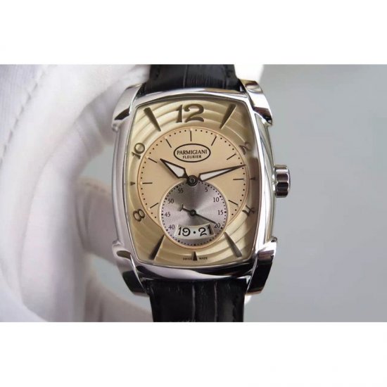 Parmigiani Fleurier Kalpa Grande Stainless Steel Gold Dial Swiss