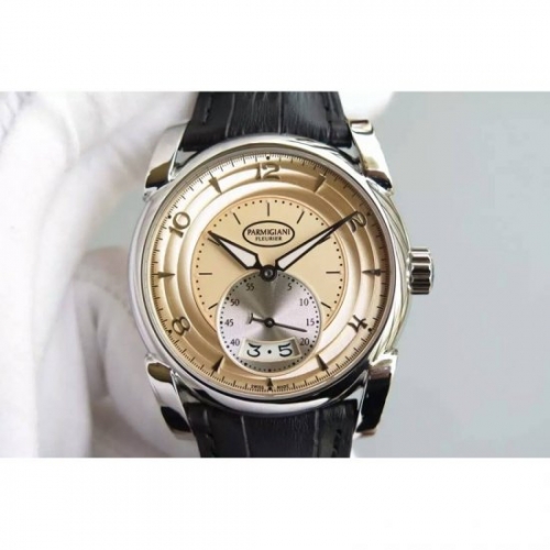 Parmigiani Fleurier Kalpa Tonda Stainless Steel Gold Dial Swiss