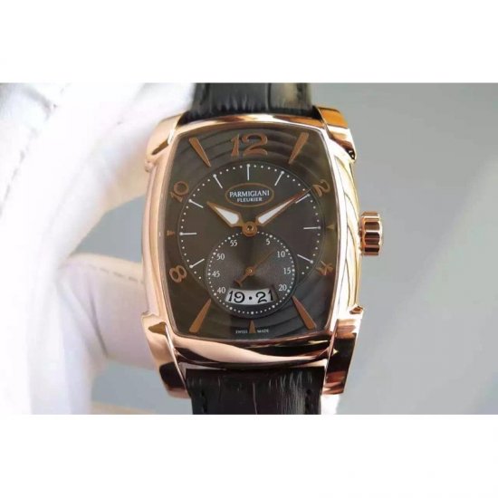 Parmigiani Fleurier Kalpa Grande Rose Gold Black Dial Swiss 331